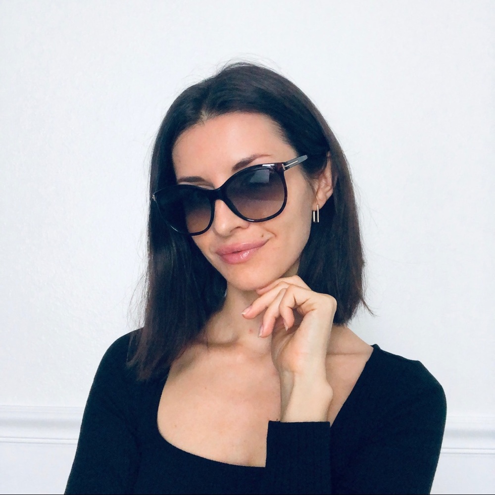 New TOM FORD Geraldine Rounded Sunglasses - Picture 4 of 16